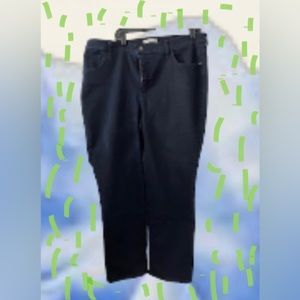 Lee classic fit straight leg at the waist dark jeans